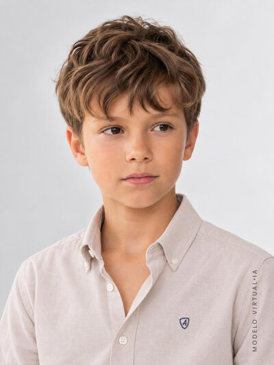 CAMISA OXFORD SOLID KIDS