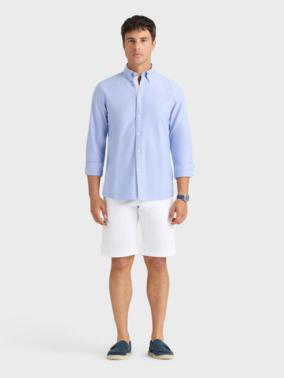 CAMISA NIDO C.BOTON AZUL