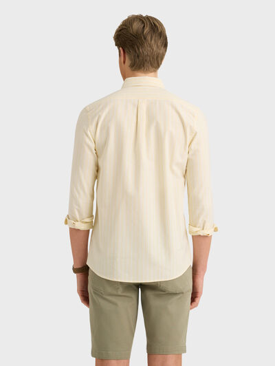 CAMISA OXFORD STRIPES AMARILLO