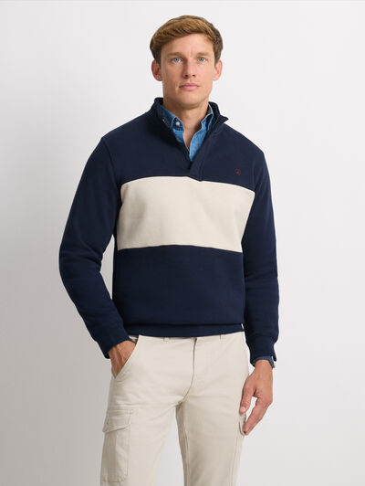 SUDADERA TOM AZUL MARINO