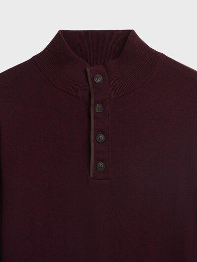 JERSEY BUTTON COLLAR