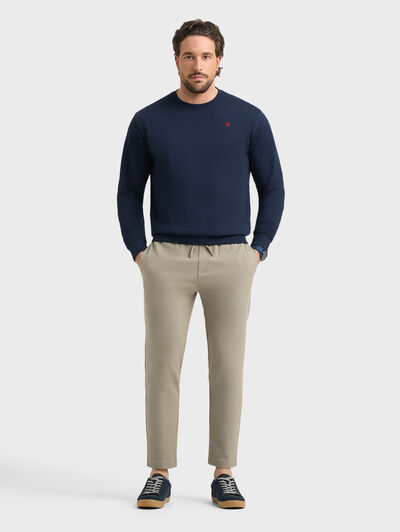 SUDADERA BASICA AZUL MARINO