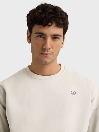 SUDADERA SYSTEM BEIGE