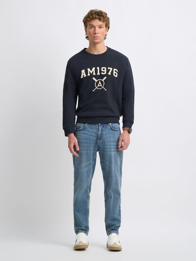 SUDADERA PATCH AZUL MARINO