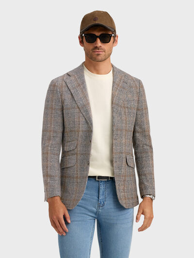 AMERICANA CHECKS TWIST MARRÓN