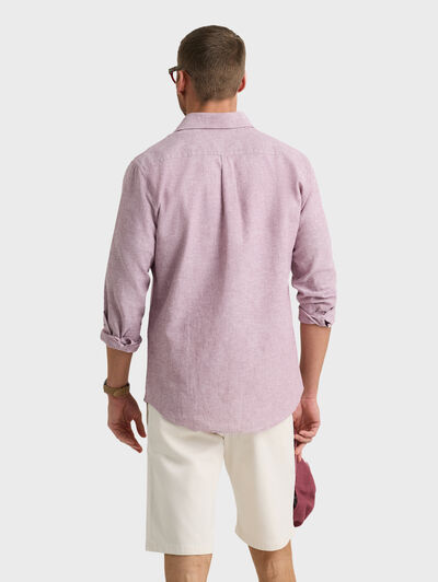 CAMISA LINO ALEX ROSA