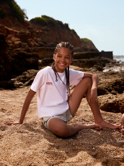 CAMISETA EARTH KIDS BLANCO