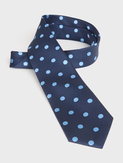 CORBATA JAQUARD MF AZUL