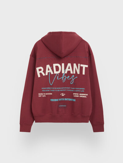 SUDADERA RADIANT BURDEOS