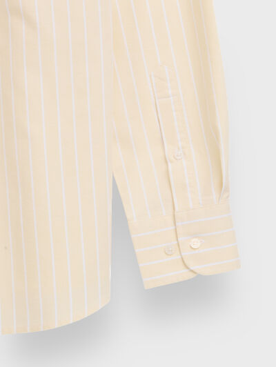 CAMISA OXFORD STRIPES AMARILLO