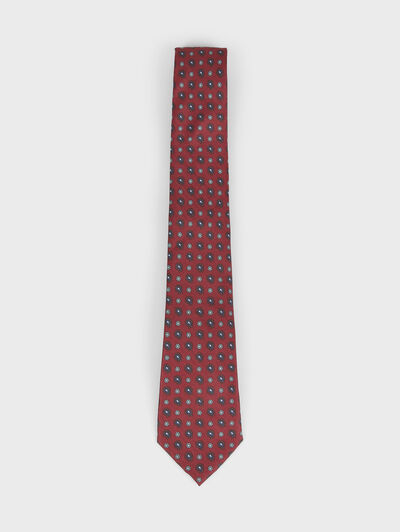 CORBATA PRINTED ROJO