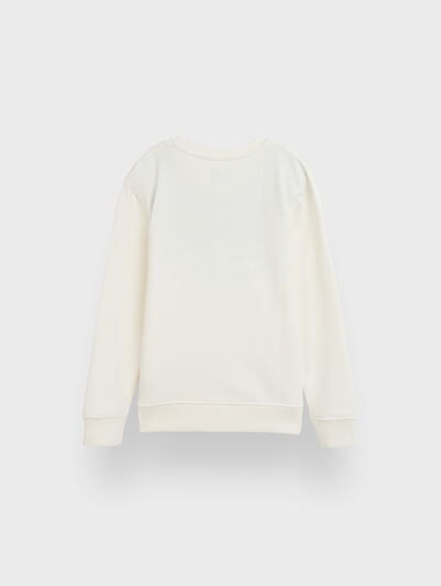 SUDADERA PLAYERS KIDS BLANCO