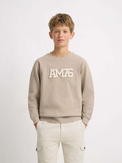 SUDADERA OFFICIAL KIDS CAMEL