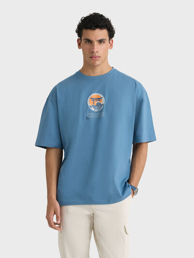 CAMISETA SAKURA AZUL