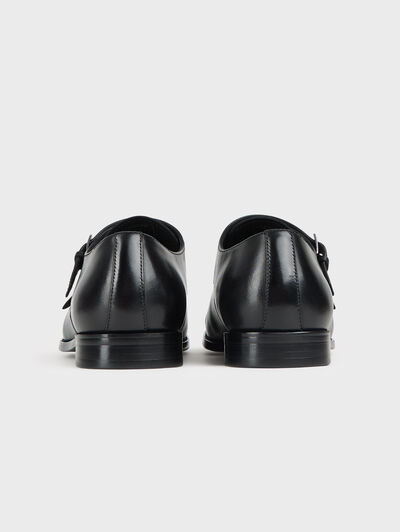 ZAPATOS DOBLE HEBILLA NEGRO