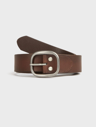 CINTURON FAR WEST MARR&Oacute;N