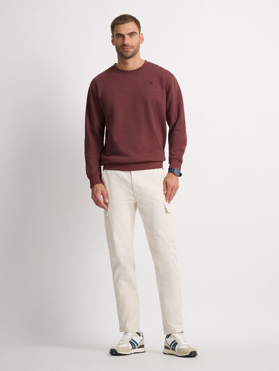 SUDADERA BASICA BURDEOS
