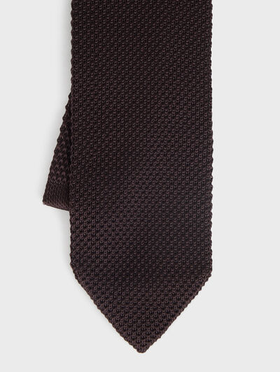 CORBATA PUNTO MARRÓN