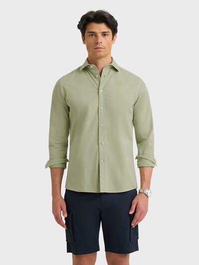 CAMISA POPELIN VERDE