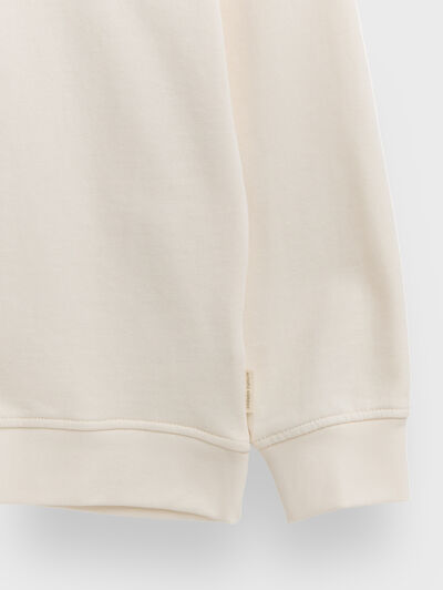 SUDADERA PATCH CRUDO