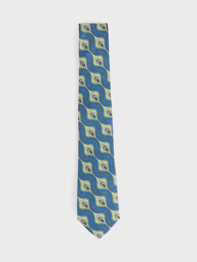 CORBATA PRINTED AZUL
