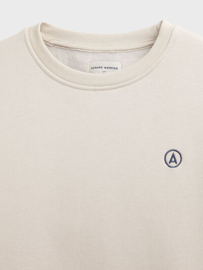 SUDADERA SYSTEM BEIGE