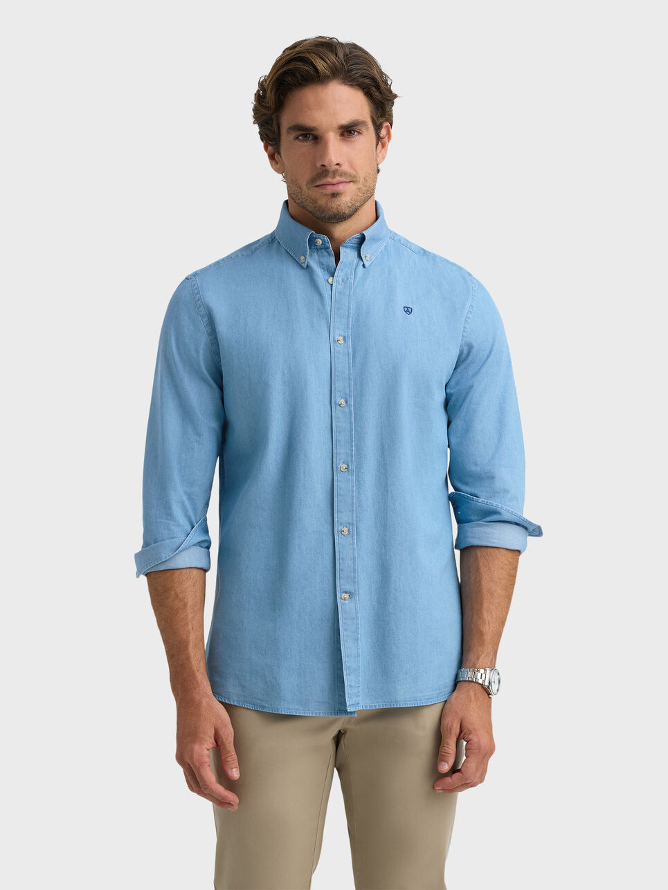 CAMISA DENIM BUTTON DOWN
