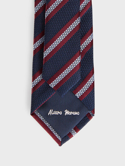 CORBATA JACQUARD MF KIDS BURDEOS