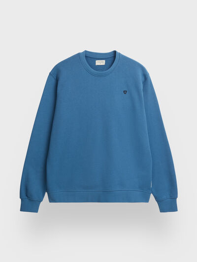 SUDADERA BASICA CELESTE