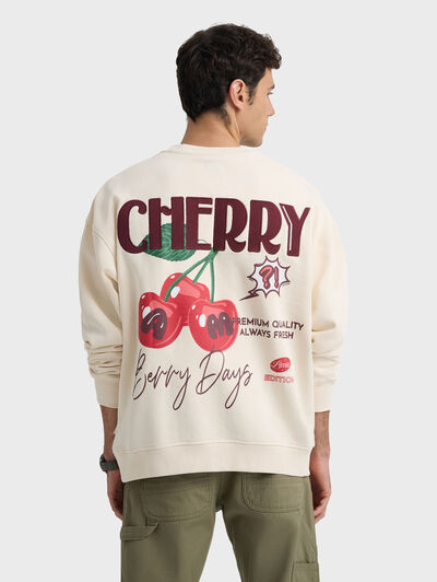 SUDADERA CHERRY CRUDO