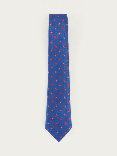 CORBATA JACQUARD MF AZUL