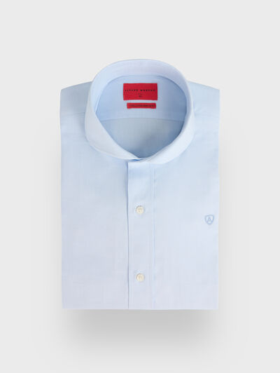 CAMISA ERIK P.POINT CELESTE