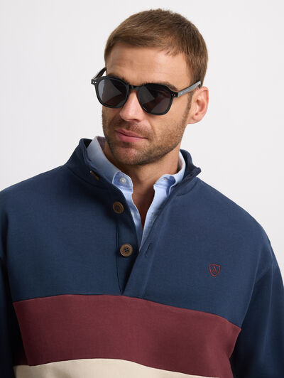 SUDADERA STATE  AZUL MARINO