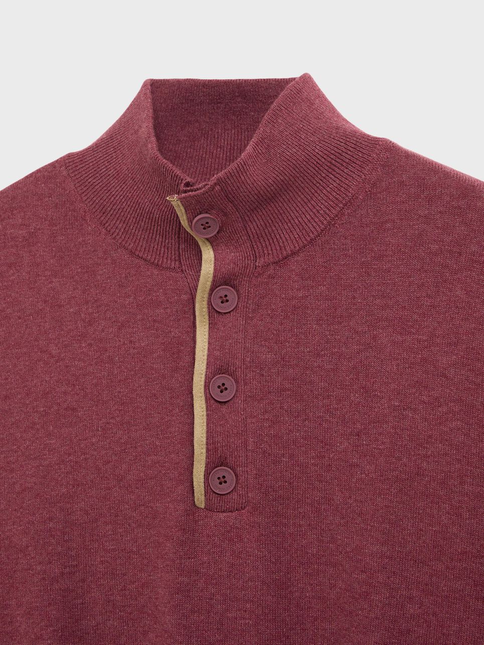 JERSEY BUTTON COLLAR