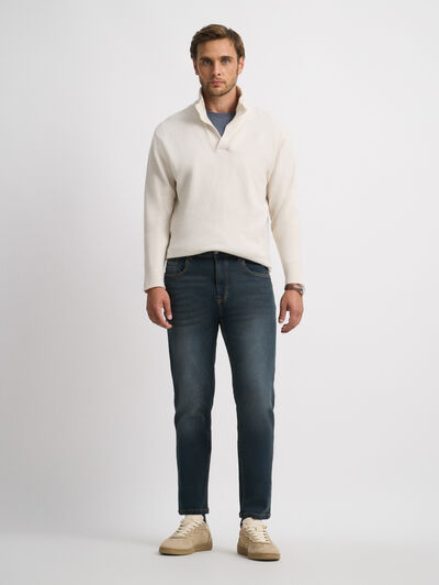 DENIM STONE COMFORT FIT AZUL MARINO