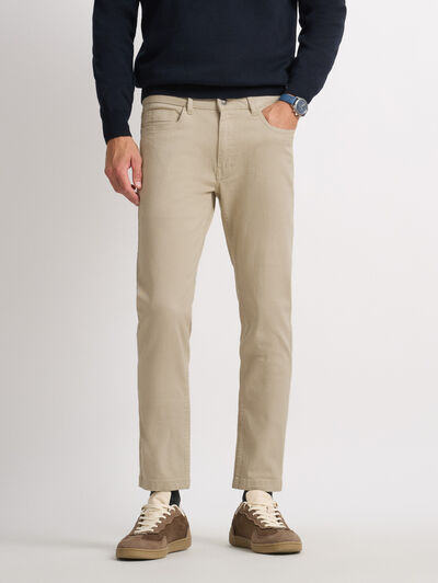 PANTALON 5 POCKETS BEIGE