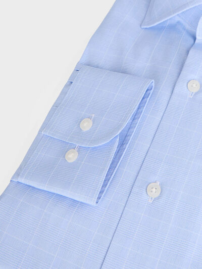 CAMISA ROMA GALES CELESTE