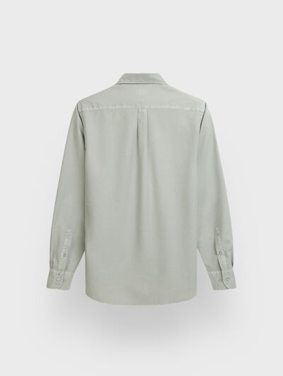 CAMISA OXFORD POCKET DYE VERDE