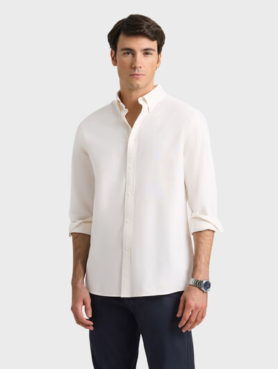 CAMISA OXFORD SOLID CRUDO