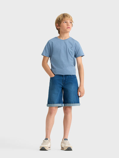 BERMUDA DENIM VUELTA KIDS AZUL