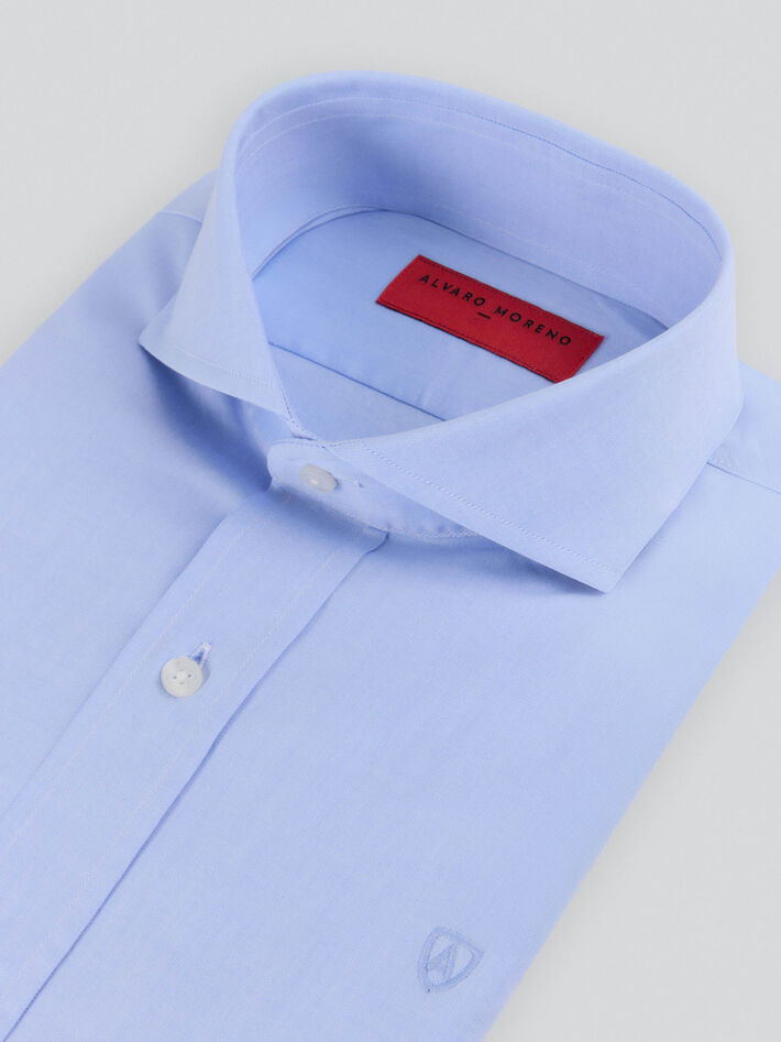 CAMISA ERIK TWILL CELESTE