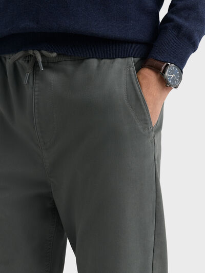 PANTALON ROMAN VERDE