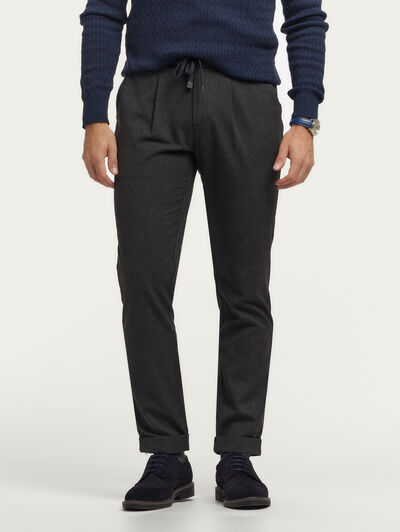 PANTALON FRANELA GRIS