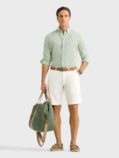 BERMUDA TINTADA CRUDO