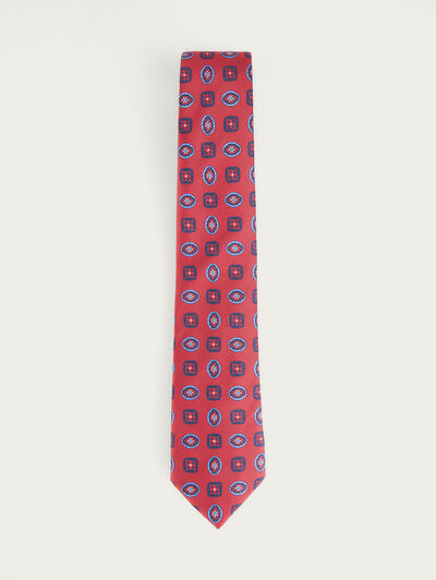 CORBATA JACQUARD MF ROJO