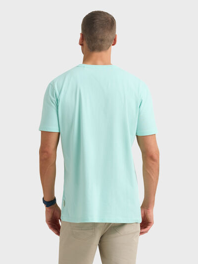 CAMISETA RUBBER VERDE AGUA