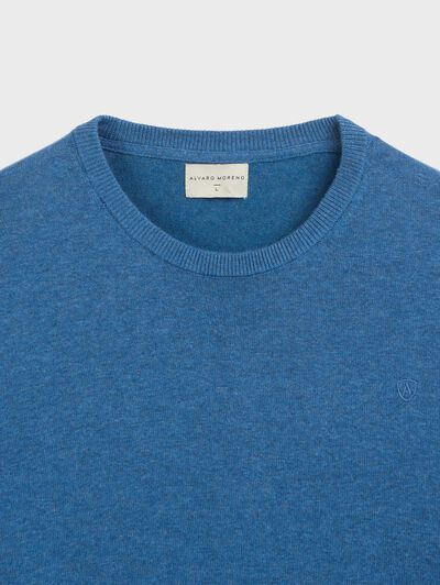JERSEY ROUND NECK AZUL