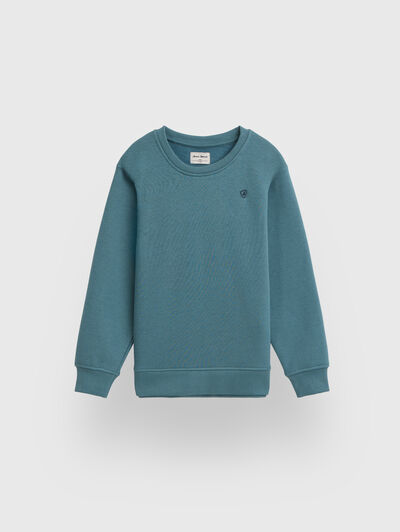 SUDADERA BASICA KIDS AZUL
