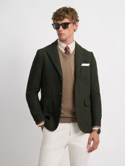 CHAQUETA TEBA ESPIGA VERDE