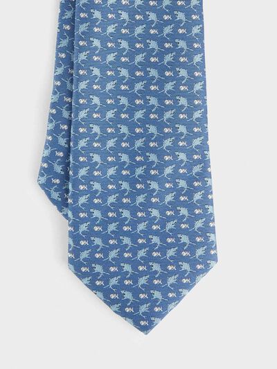CORBATA JACQUARD MF AZUL